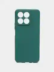Зеленый чехол для Honor X8a (Хонор Х8а), прозрачный