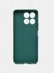 Зеленый чехол для Honor X8a (Хонор Х8а), прозрачный