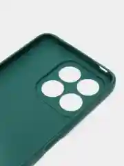 Зеленый чехол для Honor X8a (Хонор Х8а), прозрачный