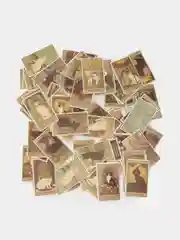 Черный наклейки-стикеры котики мемы, 50 штук. Стикерпак с котиками и собачками, скрапбукинг. Таро