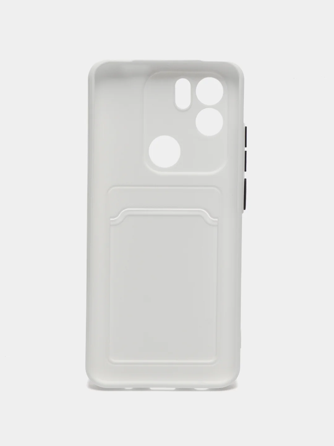 Белый чехол Xiaomi Redmi A2+ / A1+ Plus / Poco C51 (А1 А2 Плюс/Поко С51), с карманом для карт