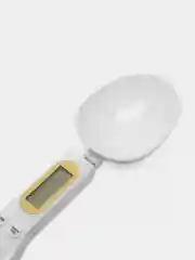 Белый электронная мерная ложка-весы с LCD-экраном