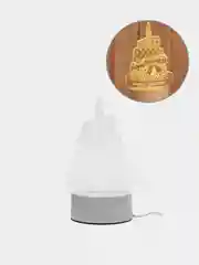 Золотой светильник 3D ночник светодиодный LED