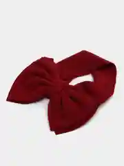 Бордовый детская повязка на голову "Бант"