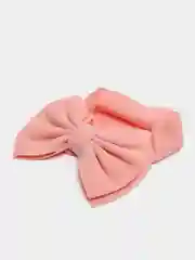 Розовый детская повязка на голову "Бант"