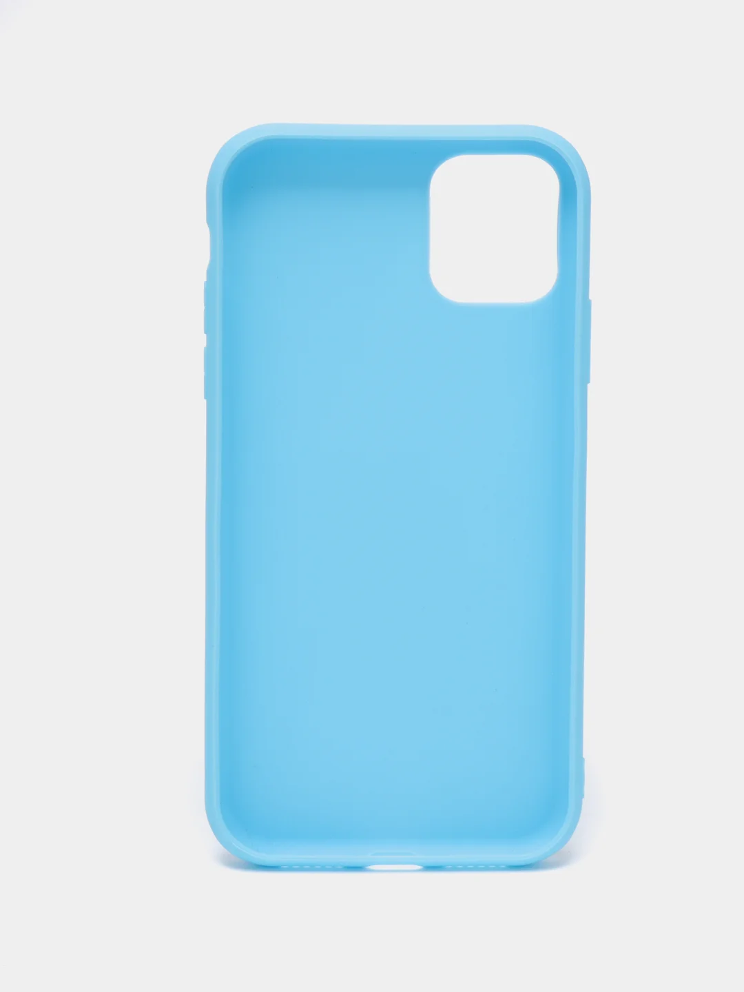 Лазурный чехол iPhone 11 Pro, 14 Max, 13, 12, Xr, Xs, 6, 7, 8 Plus, Se 2020, силиконовый, матовый