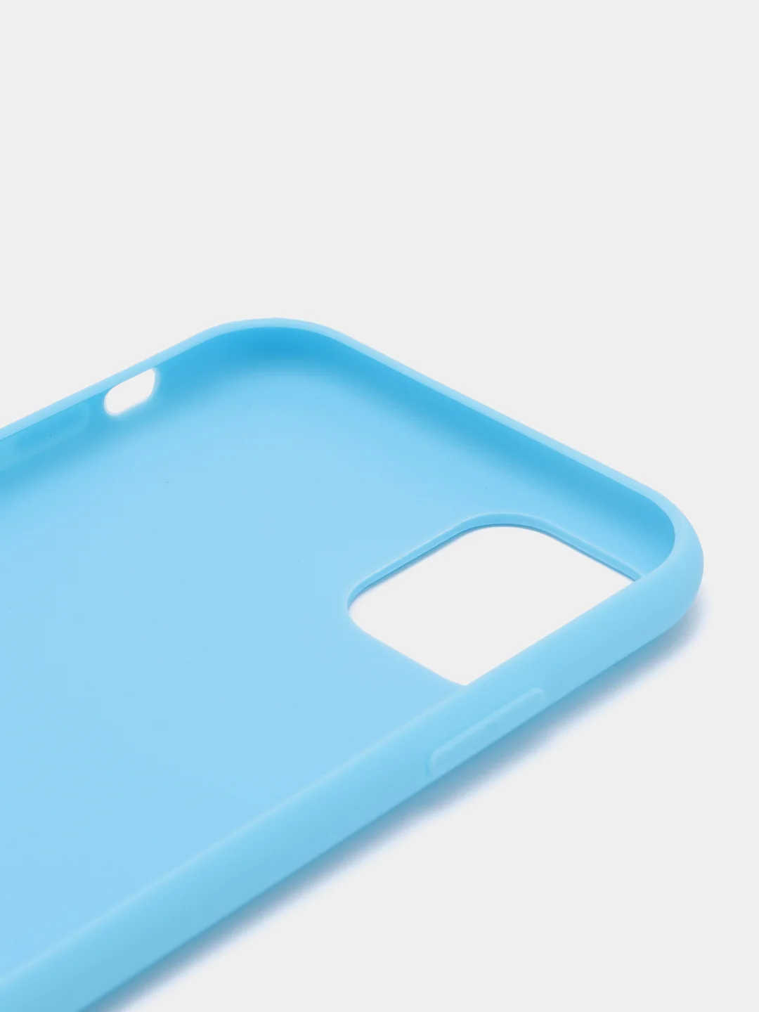 Лазурный чехол iPhone 11 Pro, 14 Max, 13, 12, Xr, Xs, 6, 7, 8 Plus, Se 2020, силиконовый, матовый
