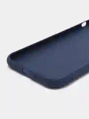 Синий чехол iPhone 11 Pro, 14 Max, 13, 12, Xr, Xs, 6, 7, 8 Plus, Se 2020, силиконовый, матовый
