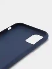 Синий чехол iPhone 11 Pro, 14 Max, 13, 12, Xr, Xs, 6, 7, 8 Plus, Se 2020, силиконовый, матовый