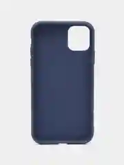 Синий чехол iPhone 11 Pro, 14 Max, 13, 12, Xr, Xs, 6, 7, 8 Plus, Se 2020, силиконовый, матовый