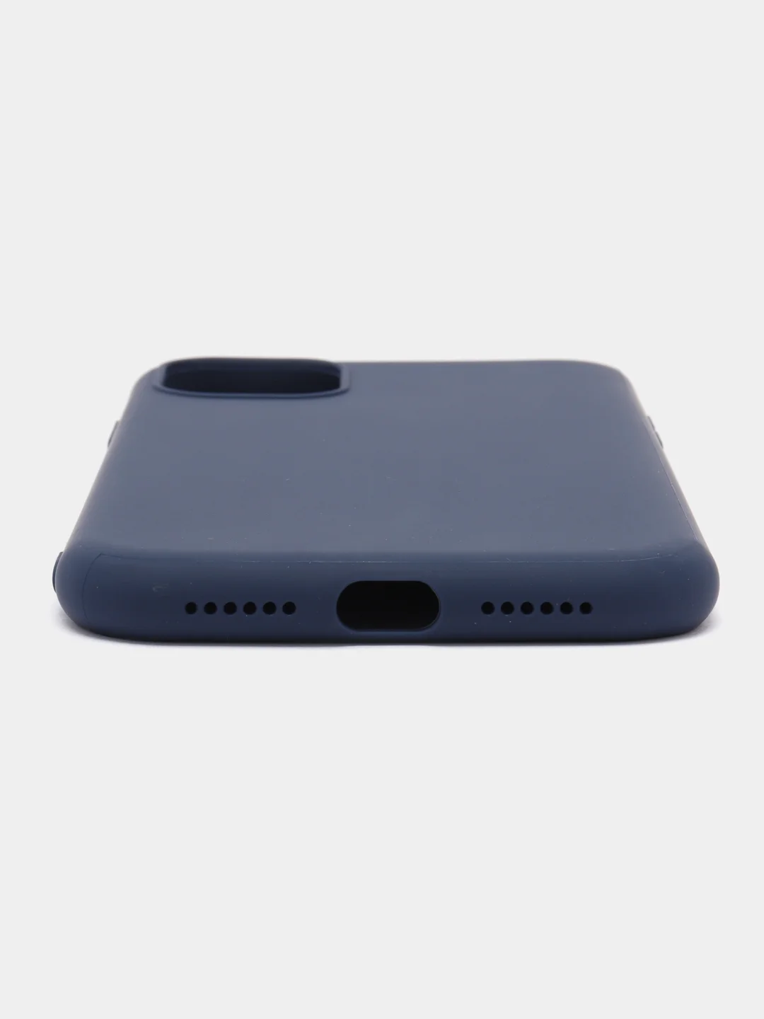 Синий чехол iPhone 11 Pro, 14 Max, 13, 12, Xr, Xs, 6, 7, 8 Plus, Se 2020, силиконовый, матовый