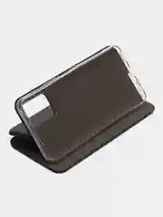 Черный чехол-книжка для Vivo Y33s, Y21 2021 (Виво Ю33с, Ю21 2021)