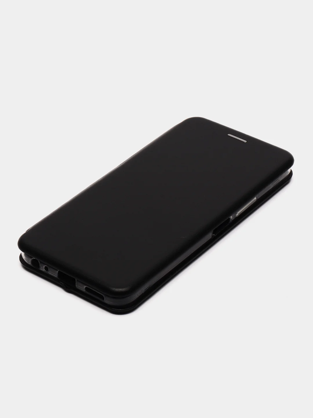 Черный чехол-книжка для Vivo Y33s, Y21 2021 (Виво Ю33с, Ю21 2021)