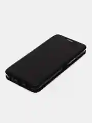 Черный чехол-книжка для Vivo Y33s, Y21 2021 (Виво Ю33с, Ю21 2021)