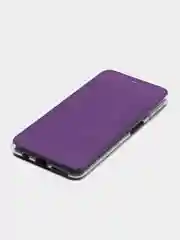 Фиолетовый чехол-книжка с прозрачным окном Samsung A6/A6 Plus/A8/A7/A9/J3/J4/J6/J8/A80/A81/A60/A91