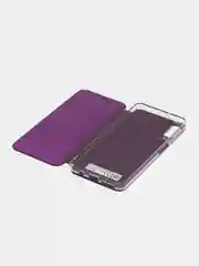 Фиолетовый чехол-книжка с прозрачным окном Samsung A6/A6 Plus/A8/A7/A9/J3/J4/J6/J8/A80/A81/A60/A91