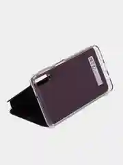 Фиолетовый чехол-книжка с прозрачным окном Samsung A6/A6 Plus/A8/A7/A9/J3/J4/J6/J8/A80/A81/A60/A91