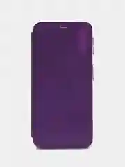 Фиолетовый чехол-книжка с прозрачным окном Samsung A6/A6 Plus/A8/A7/A9/J3/J4/J6/J8/A80/A81/A60/A91