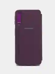 Фиолетовый чехол-книжка с прозрачным окном Samsung A6/A6 Plus/A8/A7/A9/J3/J4/J6/J8/A80/A81/A60/A91