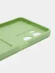 Зеленый чехол для Oppo A57S, Oppo A77, A77S 4G (Оппо А57С, А77, А77С 4 Джи), силиконовый