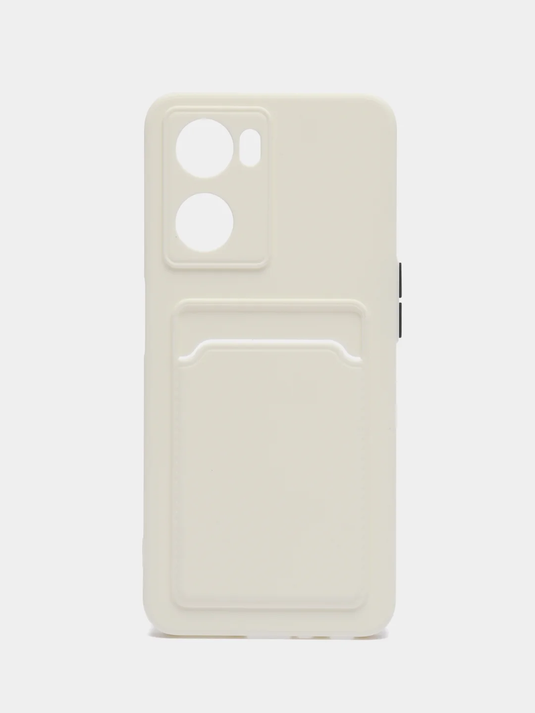 Белый чехол для Oppo A57S, Oppo A77, A77S 4G (Оппо А57С, А77, А77С 4 Джи), силиконовый