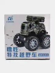 Зелёный хаки машинка инерционная Monster Zap