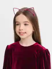Фуксия ободок с ушками