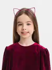 Фуксия ободок с ушками