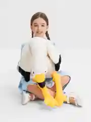 Белый мягкая игрушка Фламинго обнимашка