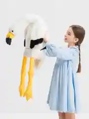 Белый мягкая игрушка Фламинго обнимашка