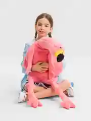 Розовый мягкая игрушка Фламинго обнимашка