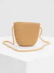 Розовый сумка пляжная детская, соломенная