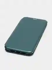 Зеленый чехол-книжка для Xiaomi Mi 9 Lite/Mi CC9/Mi9lite/Mi 9lite (Сяоми Ми 9 лайт), экокожа
