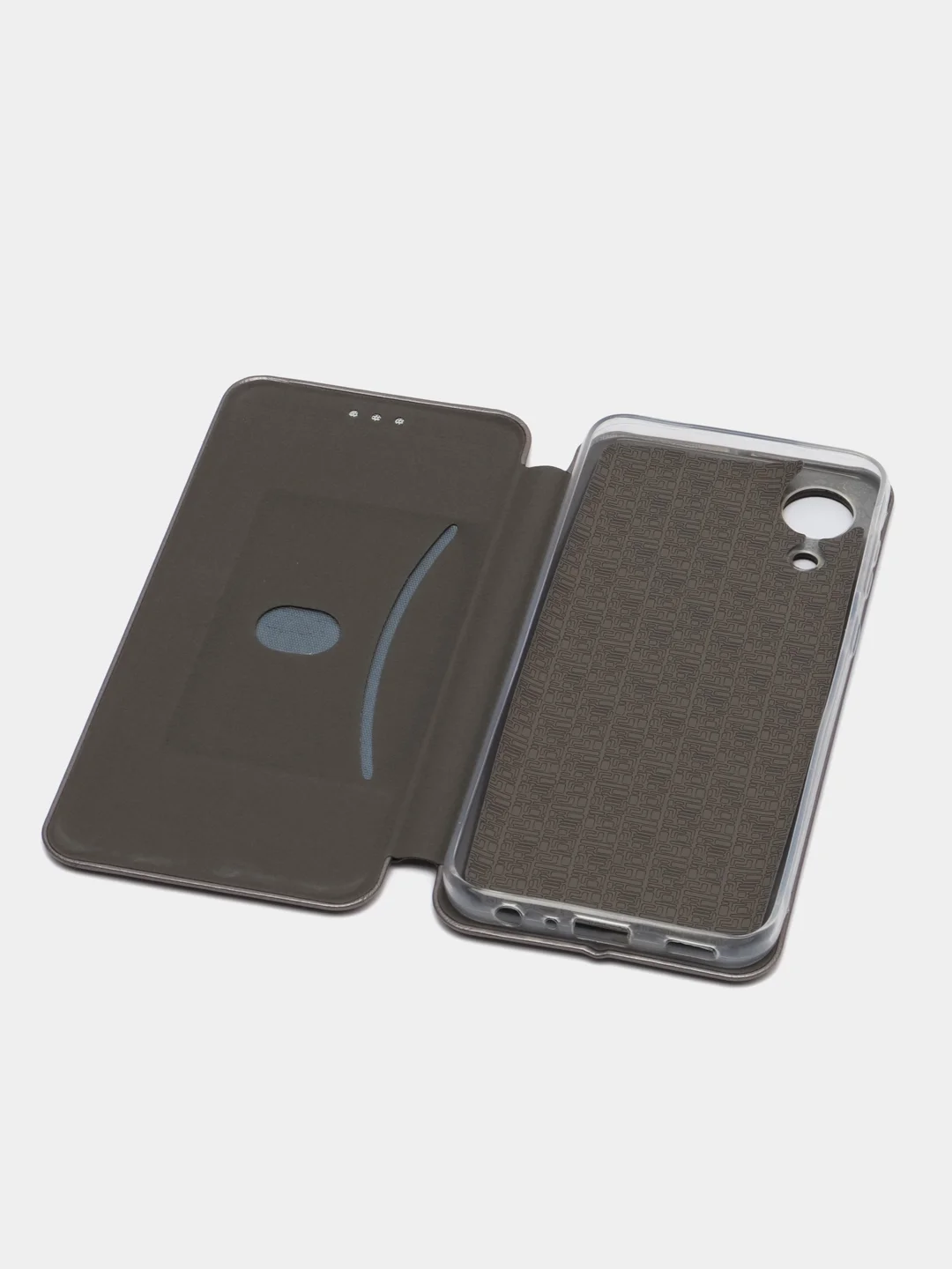 Серый чехол-книжка для Samsung A 03 core / A03core / A 03core / A 03 core / Самсунг А 03 кор