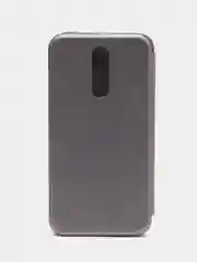 Серый чехол-книжка для Xiaomi Redmi 8a / Xiaomi Redmi 8 A / 8A / Сяоми редми 8 А / 8А, экокожа