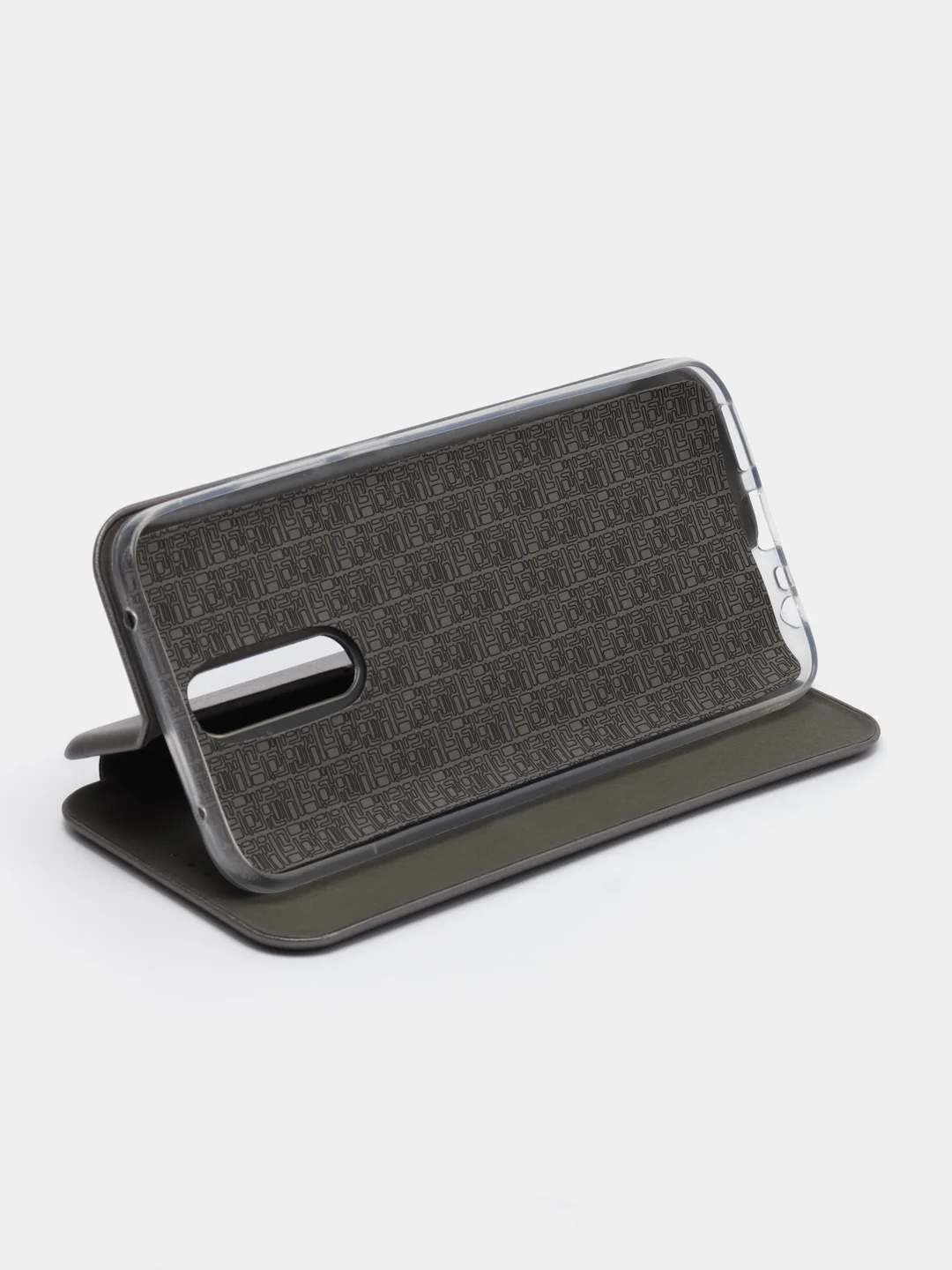 Серый чехол-книжка для Xiaomi Redmi 8a / Xiaomi Redmi 8 A / 8A / Сяоми редми 8 А / 8А, экокожа