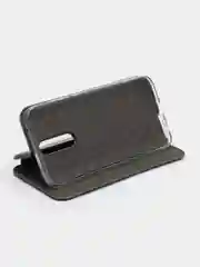 Серый чехол-книжка для Xiaomi Redmi 8a / Xiaomi Redmi 8 A / 8A / Сяоми редми 8 А / 8А, экокожа