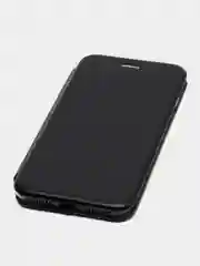 Черный чехол-книжка для iPhone 7 Plus, iPhone 8 Plus, iPhone 7Plus, iPhone 8Plus экокожа