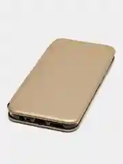 Золотой чехол-книжка для Xiaomi Redmi 8a / Xiaomi Redmi 8 A / 8A / Сяоми редми 8 А / 8А, экокожа