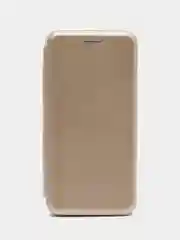 Золотой чехол-книжка Huawei Honor 9 Lite, Хуавей Хонор 9 лайт, 9Lite, 9 лайт, экокожа