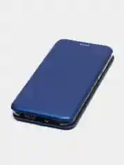 Синий чехол-книжка Huawei Honor 9 Lite, Хуавей Хонор 9 лайт, 9Lite, 9 лайт, экокожа