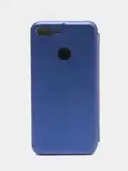 Синий чехол-книжка Huawei Honor 9 Lite, Хуавей Хонор 9 лайт, 9Lite, 9 лайт, экокожа