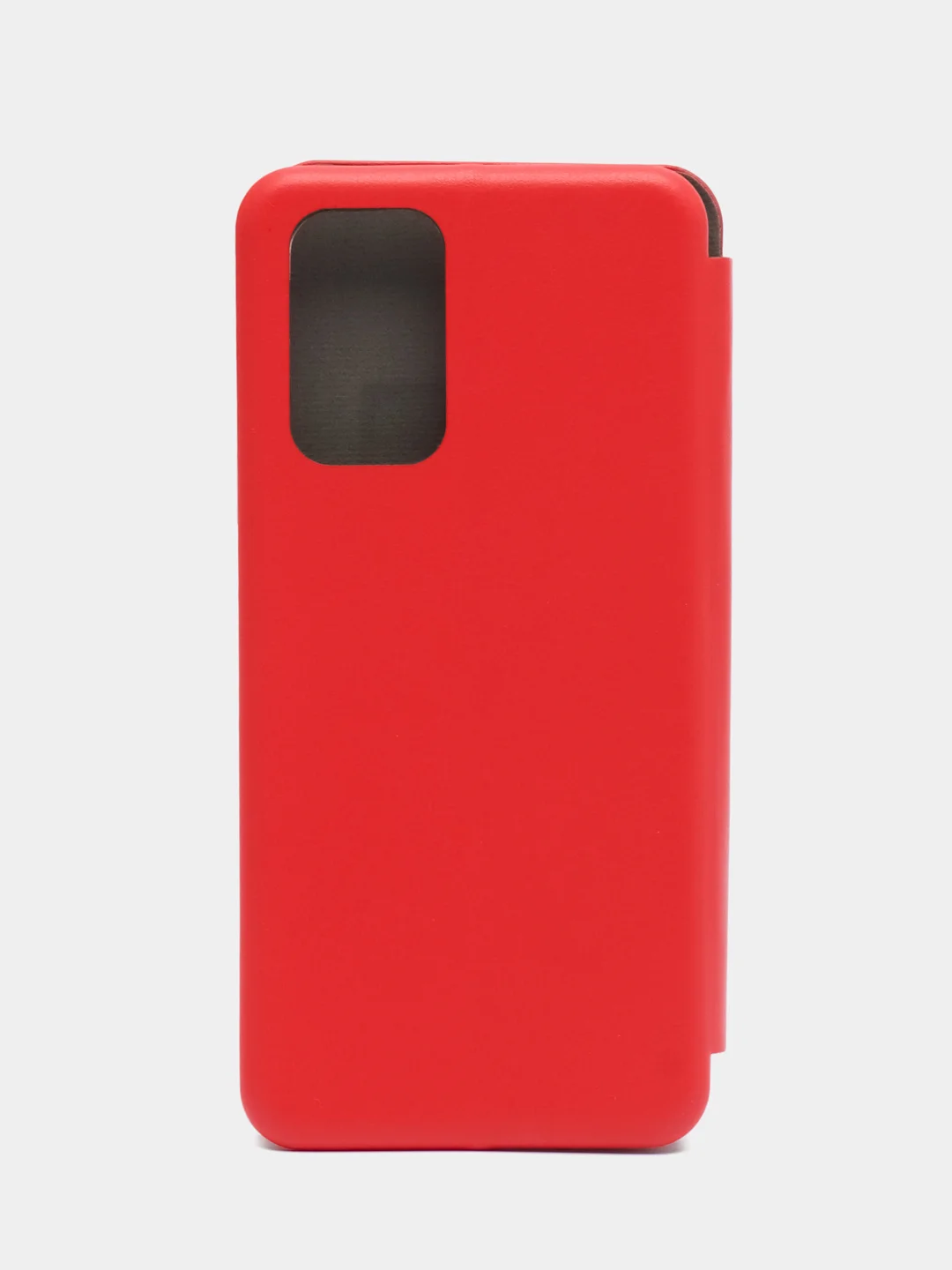 Красный чехол-книжка для Xiaomi Redmi Note 10 Pro (Ксяоми Редми Ноте 10 Про), из экокожи