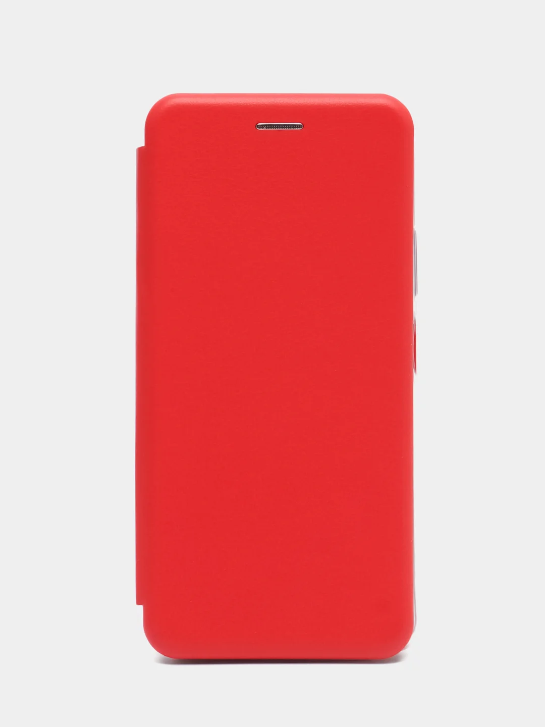 Красный чехол-книжка для Xiaomi Redmi Note 10 Pro (Ксяоми Редми Ноте 10 Про), из экокожи