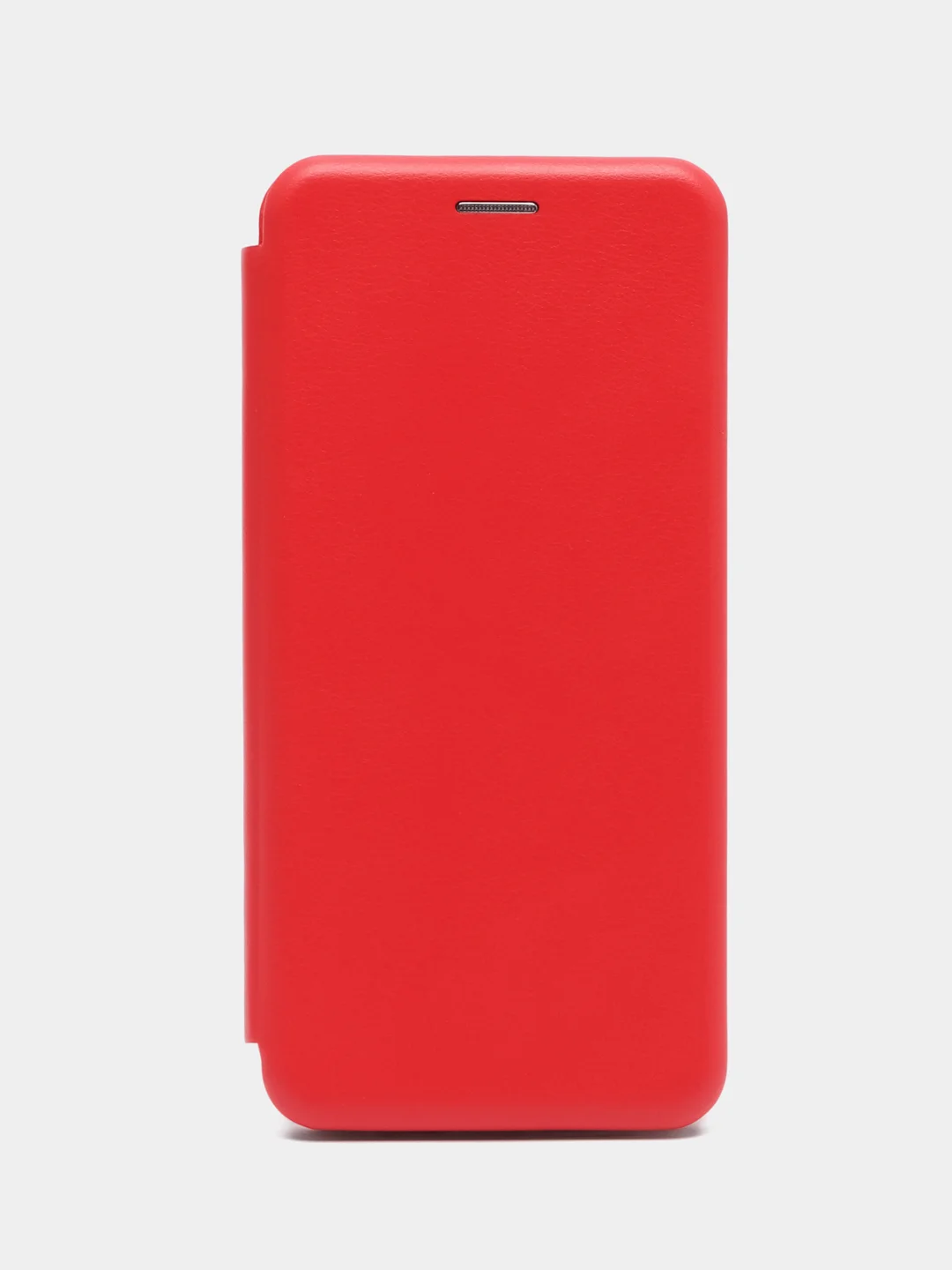 Красный чехол-книжка для Realme C 25/C25 (Реалми С 25/C25), экокожа