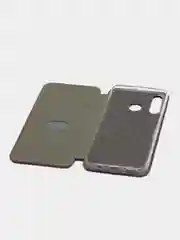 Бордовый чехол-книжка для Huawei P30 Lite, P 30 lite, экокожа