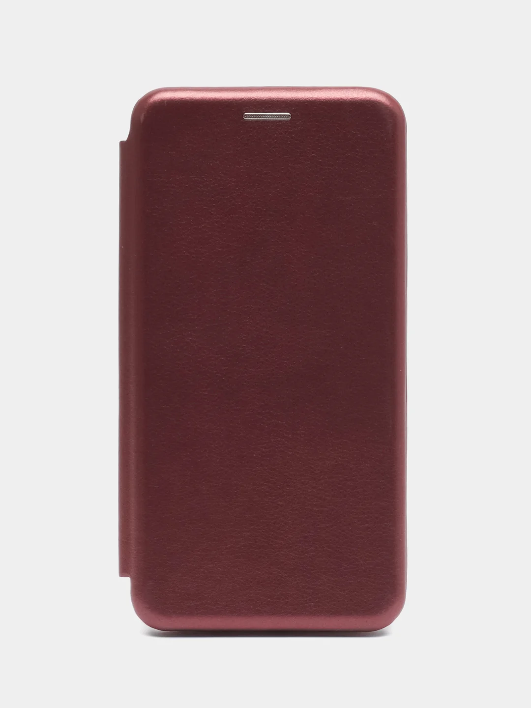 Бордовый чехол-книжка для Huawei P30 Lite, P 30 lite, экокожа