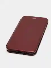 Бордовый чехол-книжка для iPhone 7 Plus, iPhone 8 Plus, iPhone 7Plus, iPhone 8Plus экокожа
