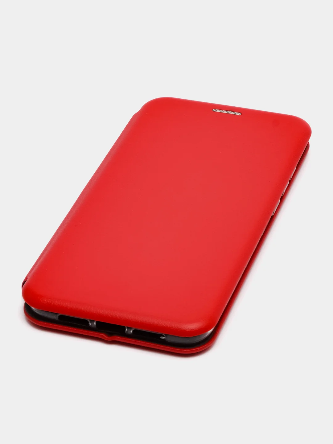 Красный чехол-книжка для Xiaomi Mi 9 Lite/Mi CC9/Mi9lite/Mi 9lite (Сяоми Ми 9 лайт), экокожа