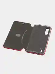 Красный чехол-книжка для Xiaomi Mi 9 Lite/Mi CC9/Mi9lite/Mi 9lite (Сяоми Ми 9 лайт), экокожа